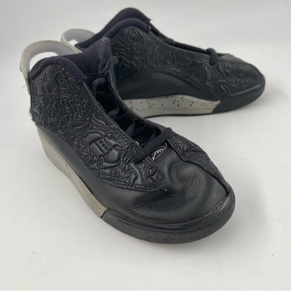Nike Air Jordan Two Dub Zero-SZ 13 C-Black Grey Lace-Up Basketball Shoes